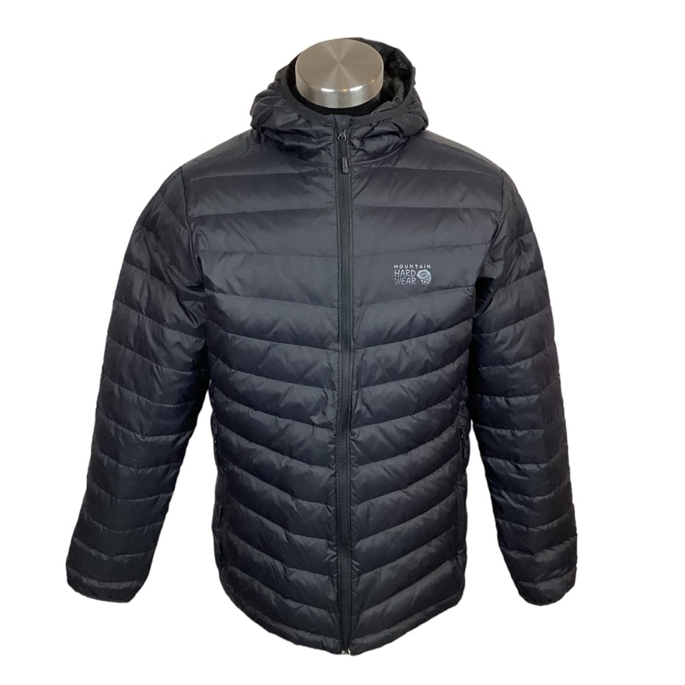 Mountain Hardware Down Hooded Puffer Jacket Black